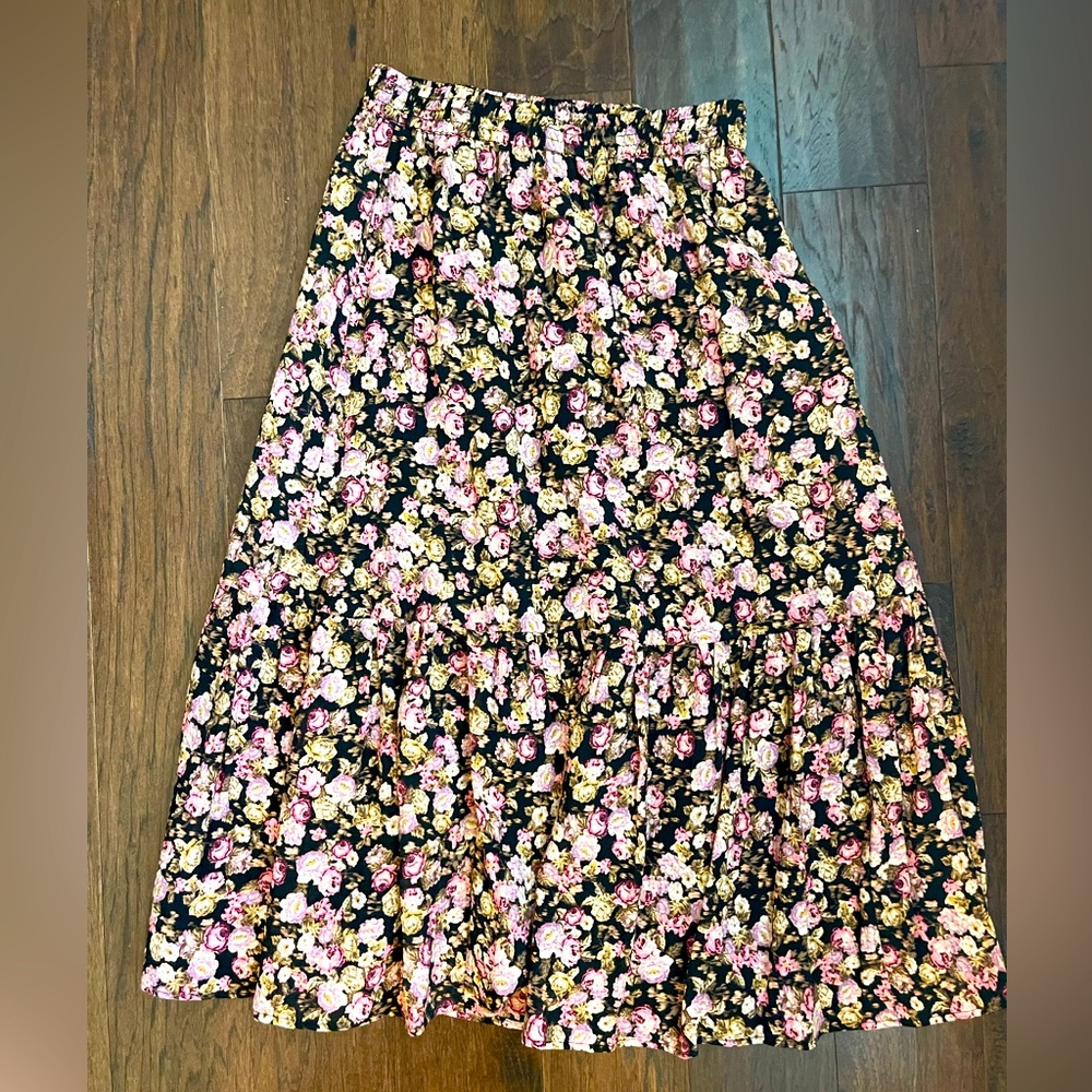 NWT H&M long floral skirt